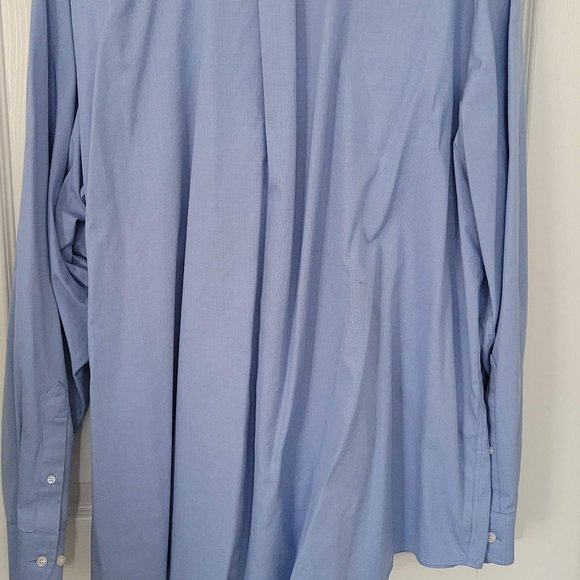 Croft & Barrow Men's Dress Shirt, Blue, 18.5 36 sleeve - Picture 2 of 4